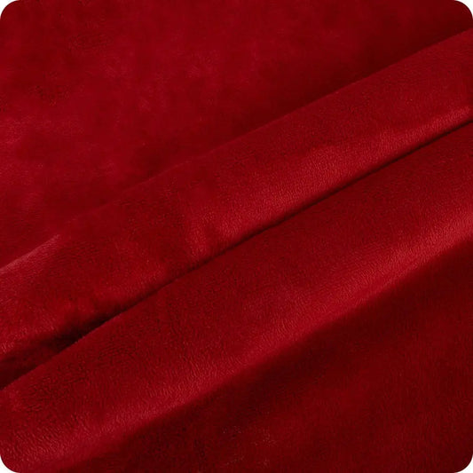 Crimson Cuddle 3 Extra Wide Solid Minky Fabric per yard
