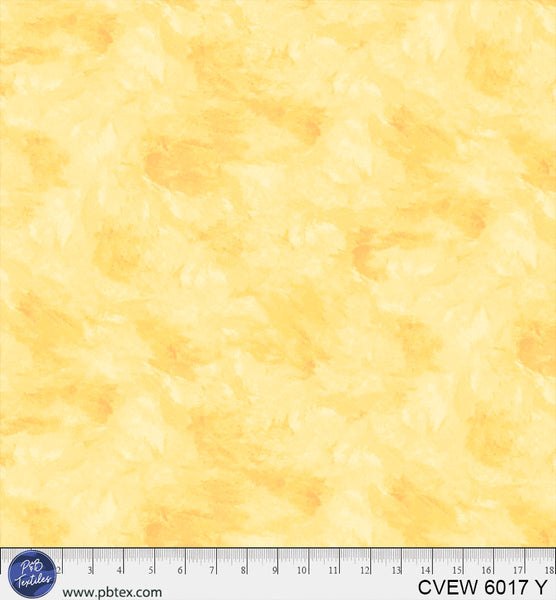 Crushed Velvet Yellow Cotton Wideback Fabric per yard