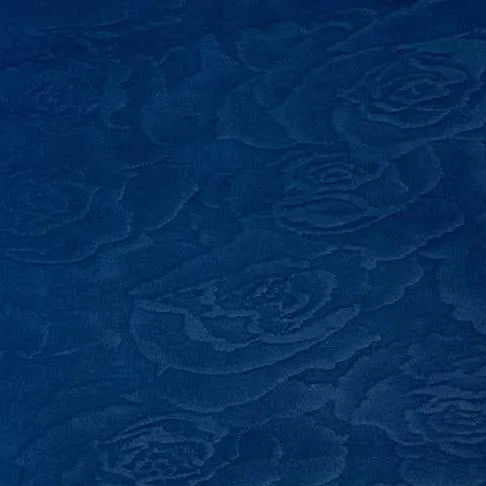 Cuddle 3 Extra Wide Rose Burnout Limited Edition Midnight Blue Fabric per yard