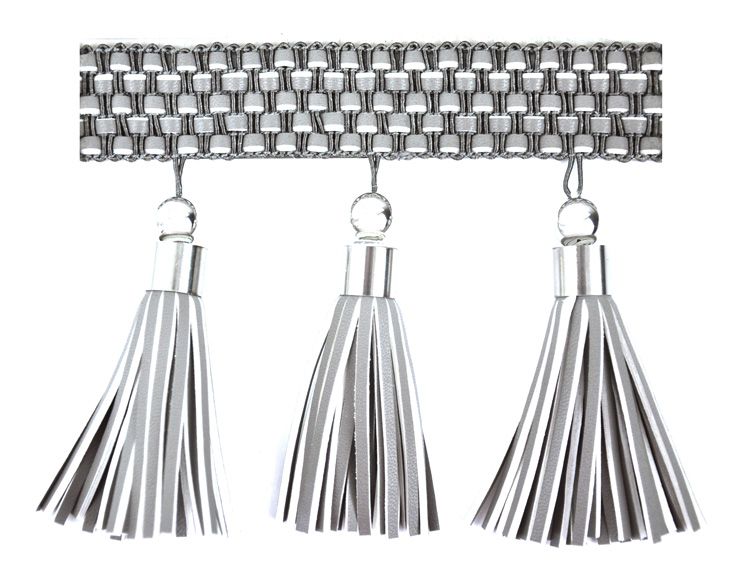 Dakota Collection - Faux Leather Braid with Tassel Fringe BLF-7778-11