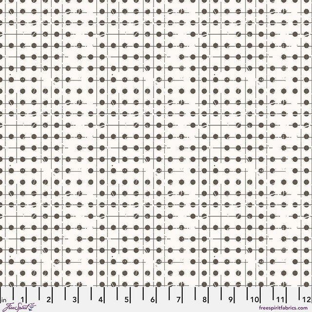 Dot Plot Paper Stamped Cotton 44"/45" Fabric Per Yard