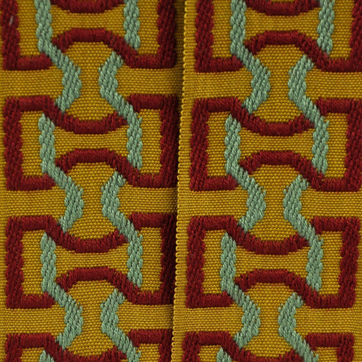 Elegance Collection - 2" width Braid (25 Yard Roll) - BR-7090-17/14 Wine and Gold