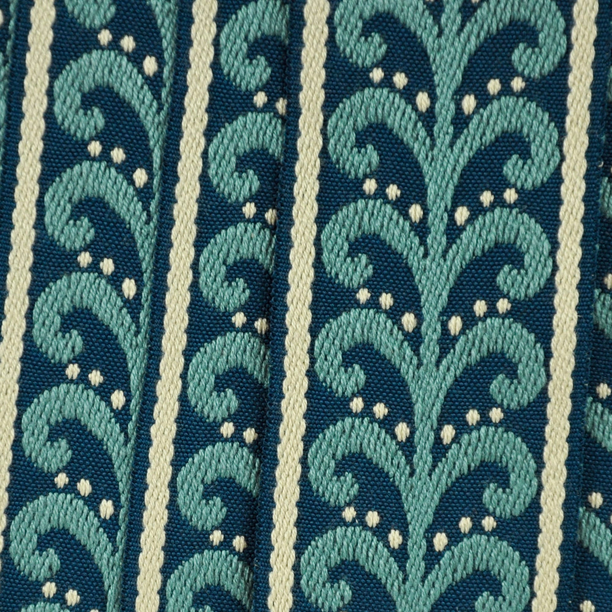 Elegance Collection - 2" width Braid (25 Yard Roll) - BR-7091-23/33 Royal Blue and Turquoise