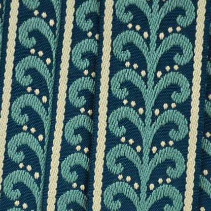 Elegance Collection - 2" width Braid (25 Yard Roll) - BR-7091-23/33 Royal Blue and Turquoise