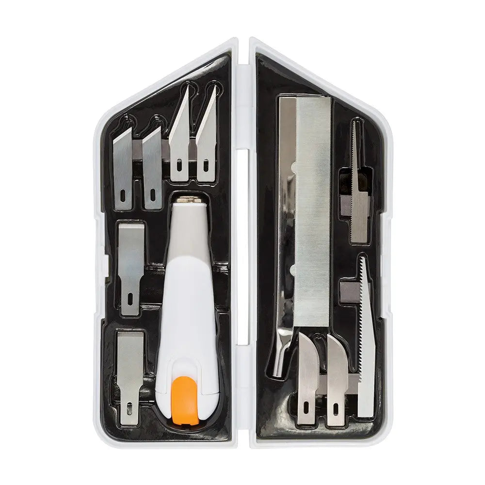 Fiskars Heavy-Duty Easy Change Detail Knife Set 11 blades