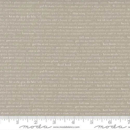Flower Pot Taupe 44"/45" Fabric Per Yard