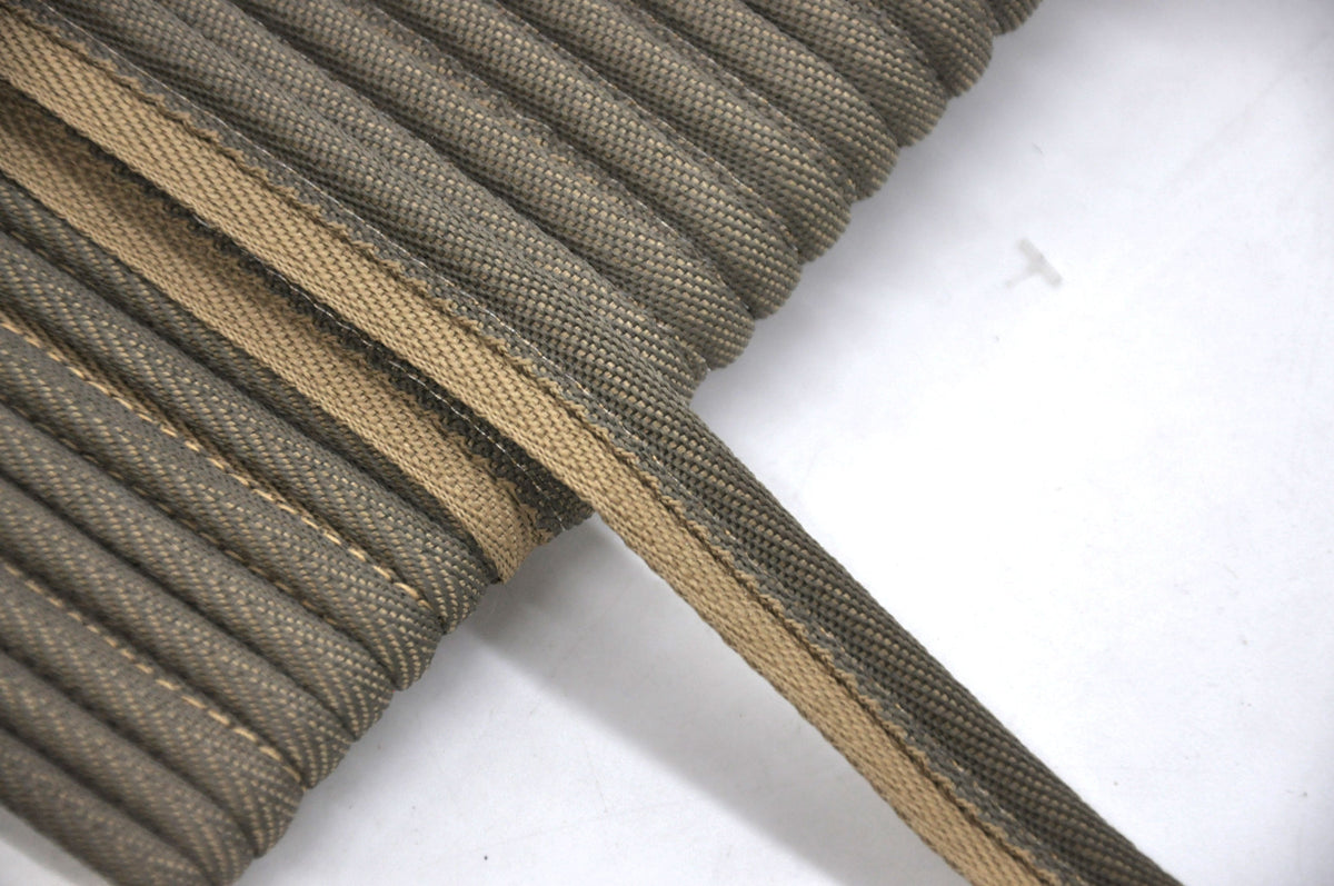 Godiva Collection - 1/4" Width PIPING CORD with LIP (50 Yard Roll) - BC-10098-28/66 Beige and Chocolate