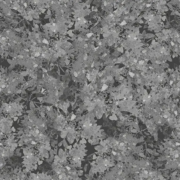 Gray Dark Mirage Cotton Wideback Fabric per yard