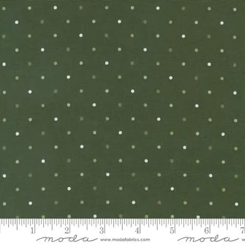 Green Forest Magic Dot Cotton Wideback Fabric Per Yard