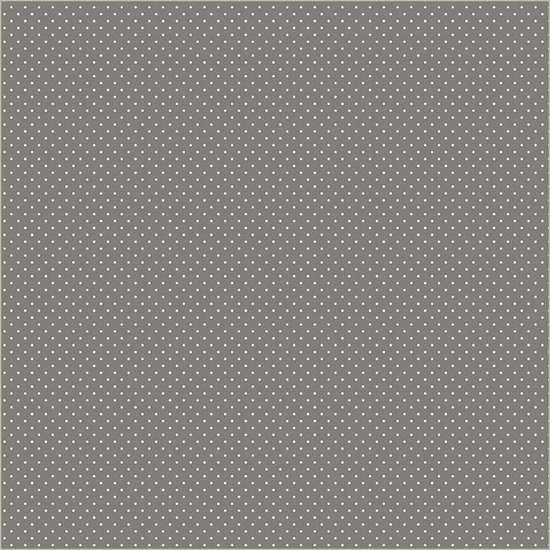 Grey Verona Dots Cotton 44/45 Fabric Per Yard