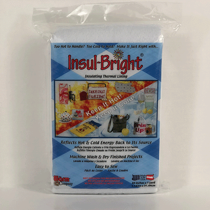 Insul-Bright® Insulating Thermal Lining – 45" x 1 Yard – Full Case
