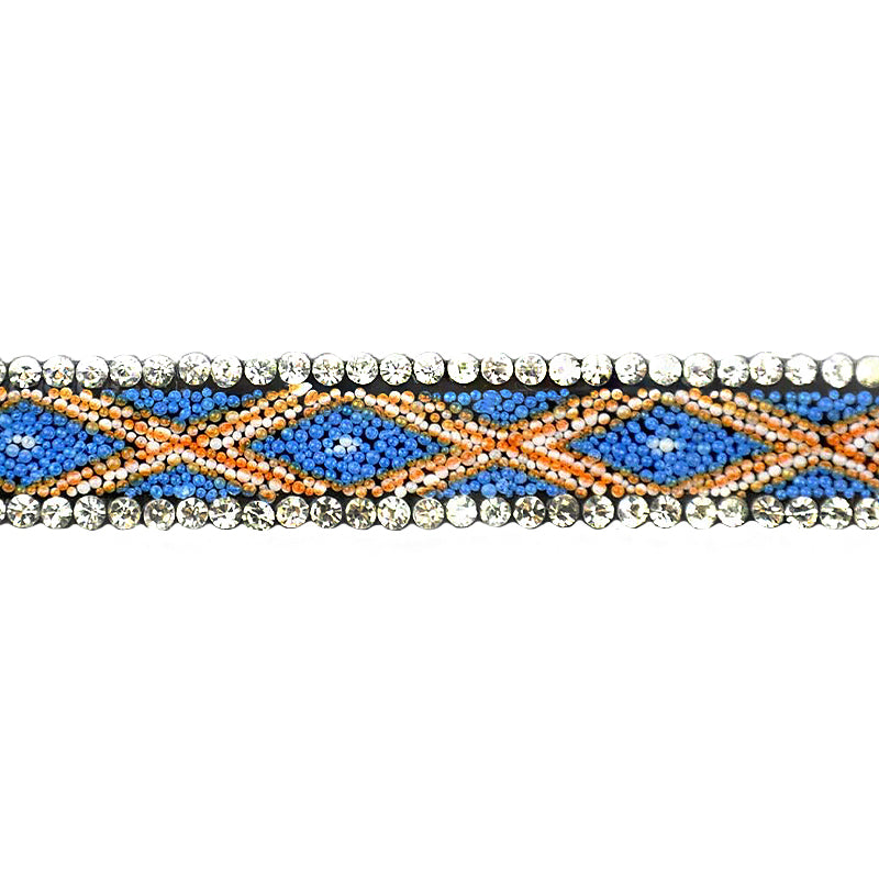 Iron-On Rhinestone Trim - 3/8" Width (5 Yard Roll) - BRSY-24