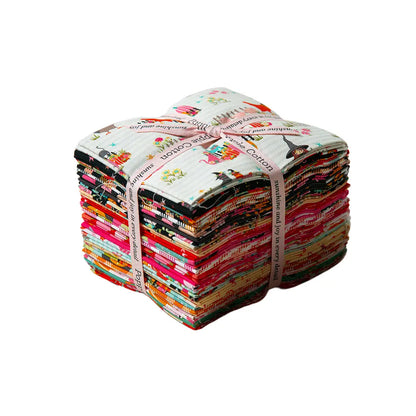 Kitty Loves Candy Poppie Cotton Fat Quarter Bundle