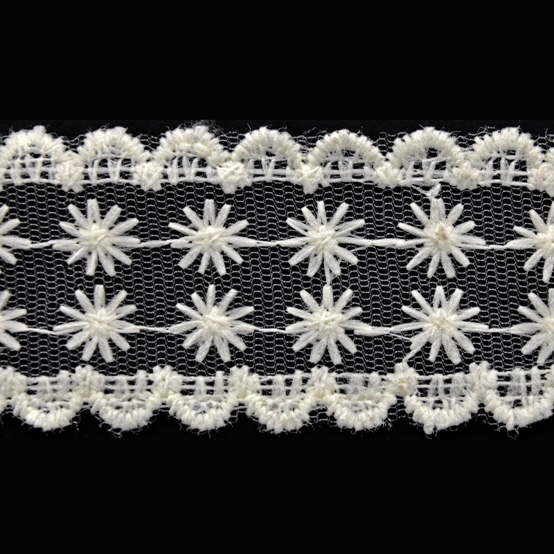 Lace Trimming - 1 1/2-Inch Width (10 Yard Roll) - BFL-100-24 Ivory