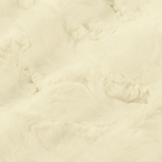 Luxe Cuddle Glacier Ivory 58"/60" Fabric per yard