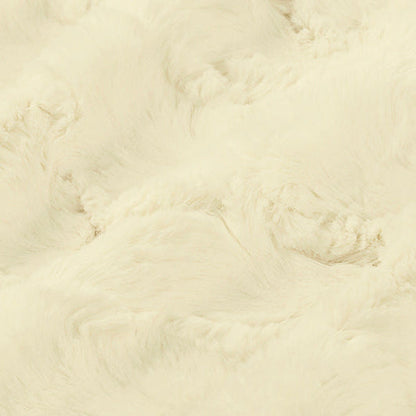 Luxe Cuddle Glacier Ivory 58"/60" Fabric per yard