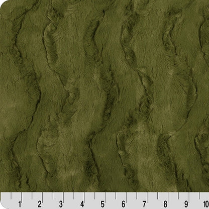 Luxe Cuddle Glacier Moss 58"/60" Fabric per yard