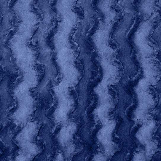 Luxe Cuddle Glacier Navy 58"/60" Fabric per yard