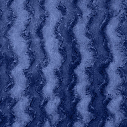 Luxe Cuddle Glacier Navy 58"/60" Fabric per yard
