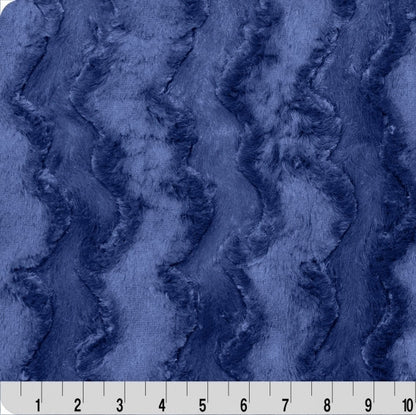 Luxe Cuddle Glacier Navy 58"/60" Fabric per yard