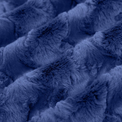 Luxe Cuddle Glacier Navy 58"/60" Fabric per yard