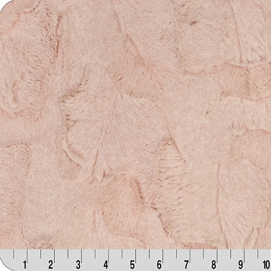 Luxe Cuddle Heather Rosewater 58"/60" Fabric per yard