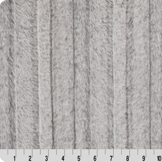 Luxe Cuddle Iced Vienna Graphite 58"/60" Fabric per yard