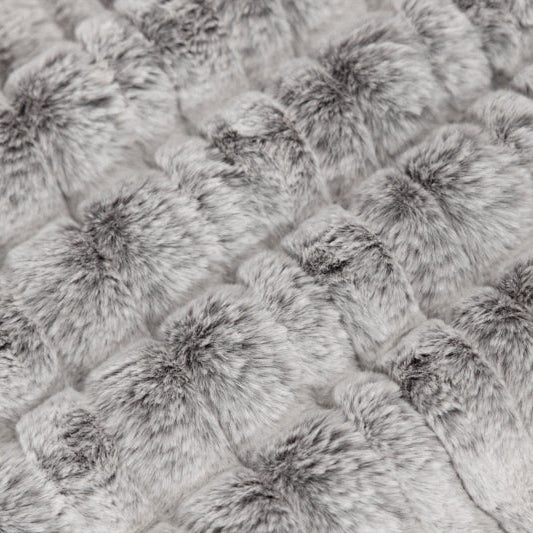 Luxe Cuddle Iced Vienna Graphite 58"/60" Fabric per yard