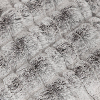 Luxe Cuddle Iced Vienna Graphite 58"/60" Fabric per yard