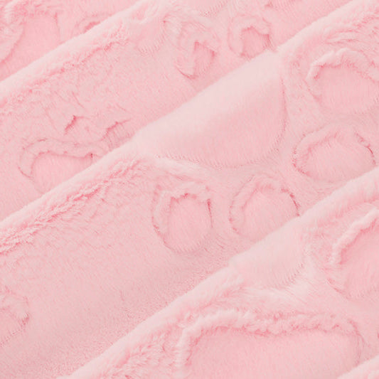 Luxe Cuddle Paws Blush 58"/60" Fabric per yard