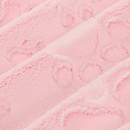 Luxe Cuddle Paws Blush 58"/60" Fabric per yard