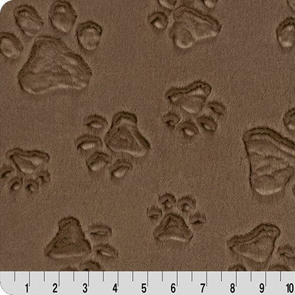 Luxe Cuddle Paws Truffle 58"/60" Fabric per yard