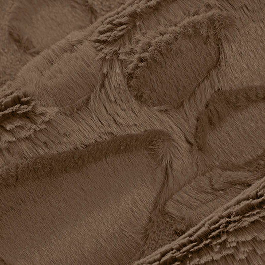 Luxe Cuddle Paws Truffle 58"/60" Fabric per yard