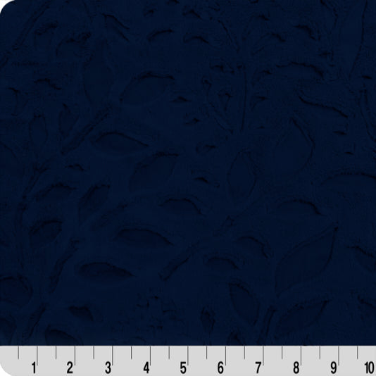 Luxe Cuddle Poppy Navy 58"/60" Fabric per yard