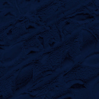 Luxe Cuddle Poppy Navy 58"/60" Fabric per yard