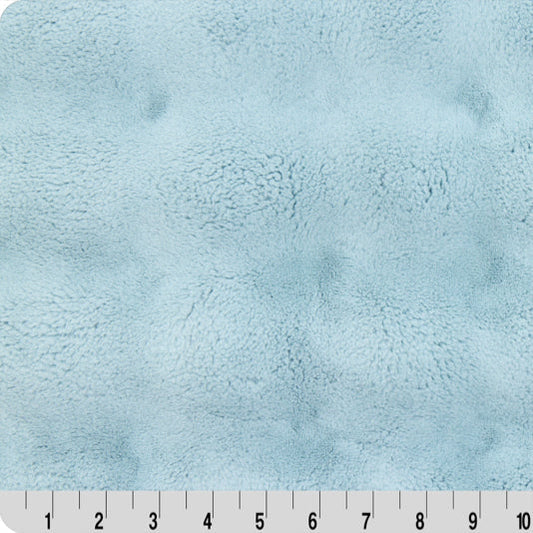 Luxe Cuddle Powderpuff Raindrop 58"/60" Fabric per yard
