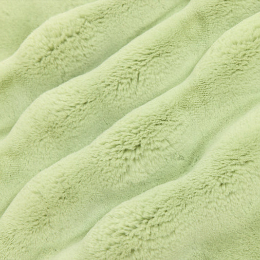 Luxe Cuddle Powderpuff Thyme 58"/60" Fabric per yard