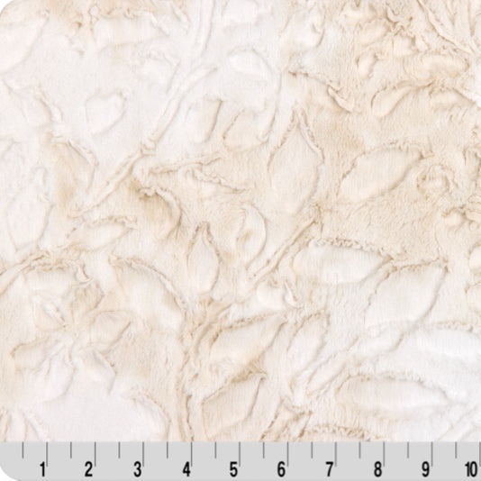 Luxe Cuddle Sorbet Poppy Pearlized 58"/60" Fabric per yard