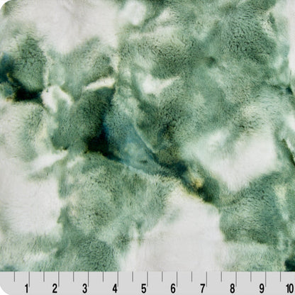 Luxe Cuddle Sorbet Powderpuff Forest 58"/60" Fabric per yard