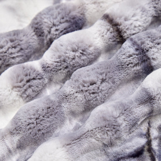 Luxe Cuddle Sorbet Powderpuff Alloy 58"/60" Fabric per yard