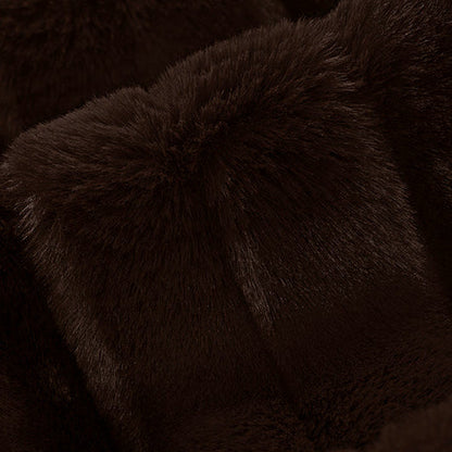 Luxe Cuddle Vienna Espresso" 58"/60" Fabric per yard