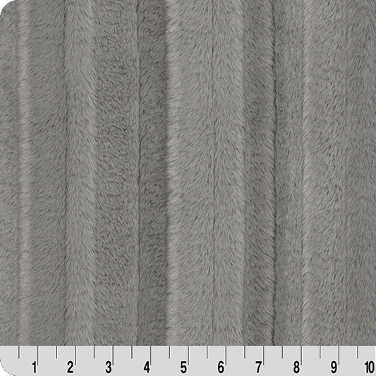 Luxe Cuddle Vienna Graphite 58"/60" Fabric per yard