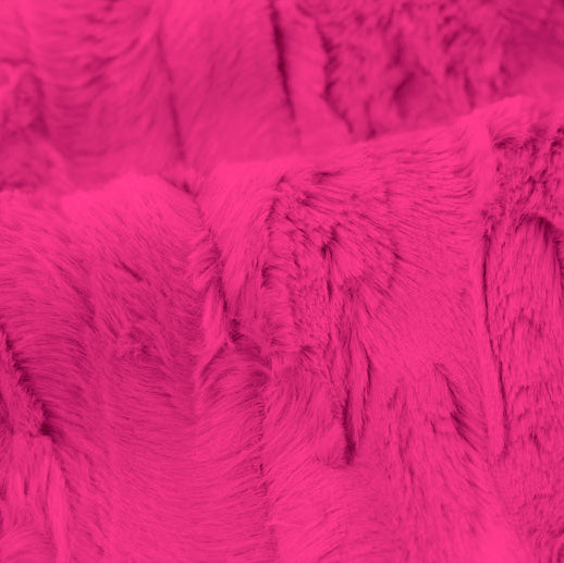 Luxe Cuddle Willow Think Pink 58"/60" Fabric per yard