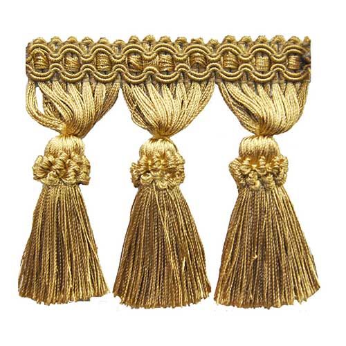 Milante Collection - 3 1/2" Tassel Fringe (25 Yard Roll) - BF-1478-61 Mocha