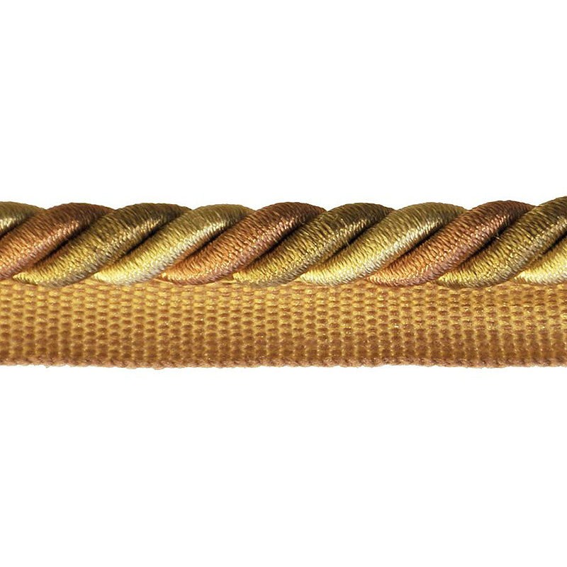 Milante Collection - 3/8" CORD WITH LIP (50 Yard Roll) - BC-1023-61/18 Mocha and Rust