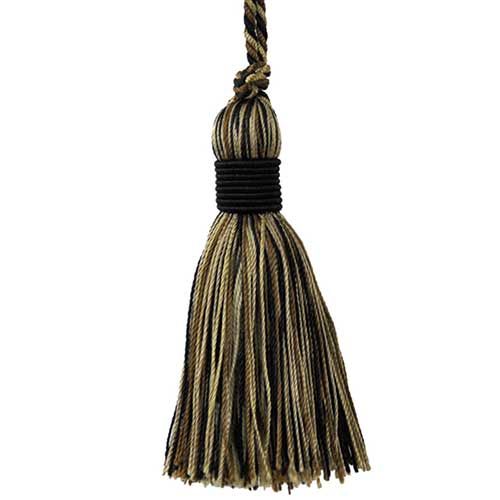 Mulberry Collection - 3 1/2" length PILLOW TASSEL - BT-5001-02/06 Black and Brown