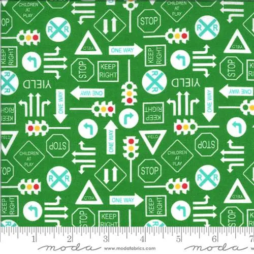 On The Go Green Light 44"/45" Fabric Per Yard