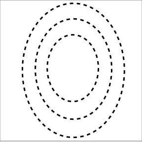 1956 Ovals 4.5"x6"/7"x9"/9"x12" Stencil