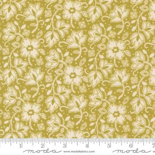 Parlor Soul Shine Pesto Cotton 44"/45" Fabric Per Yard