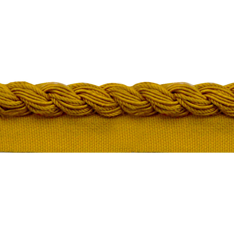 Platted Cord with Lip - 3/4" width (50 Yard Roll) - BC-1088-10 Gold